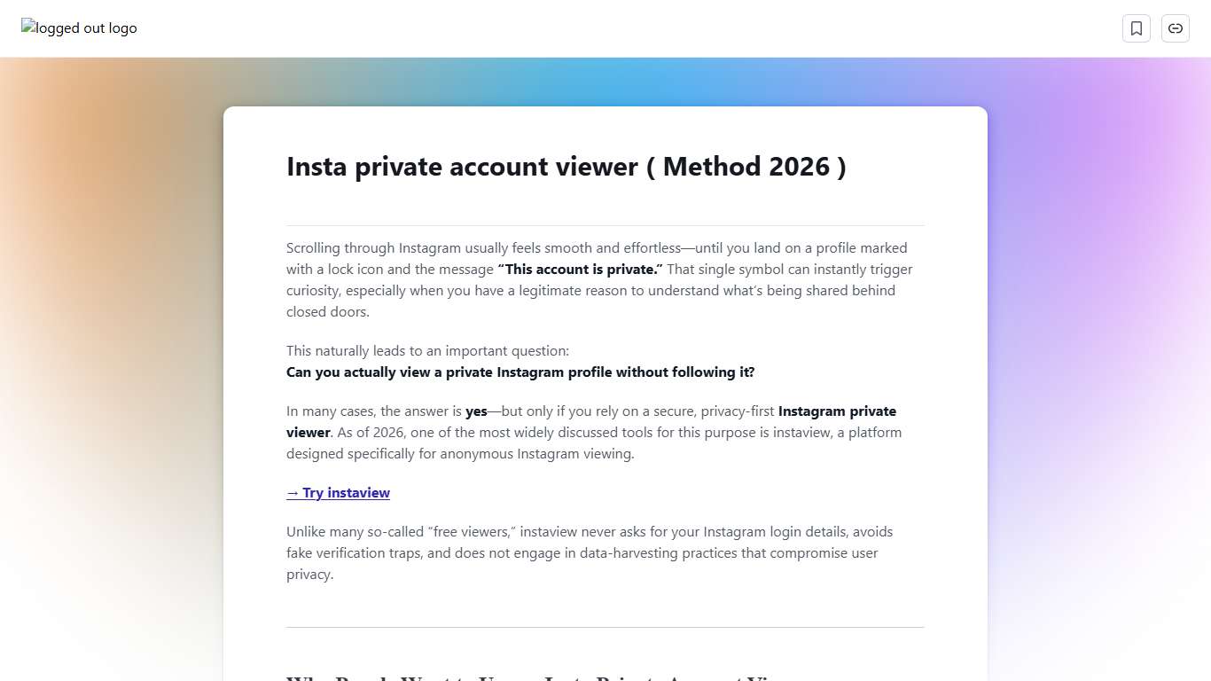 Insta private account viewer ( Method 2026 ) Scribe